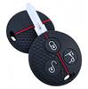 Silicone Remote Key Fob Ring Case Cover Holder 3 Button For Benz Smart Roadster Fortwo Cross Blade 6 City Coupe Cabrio K Forfour