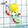 Play with You DIY Assembly Water Pipe Waterwheel Spraying Bath Play Shower Bathtub Toy