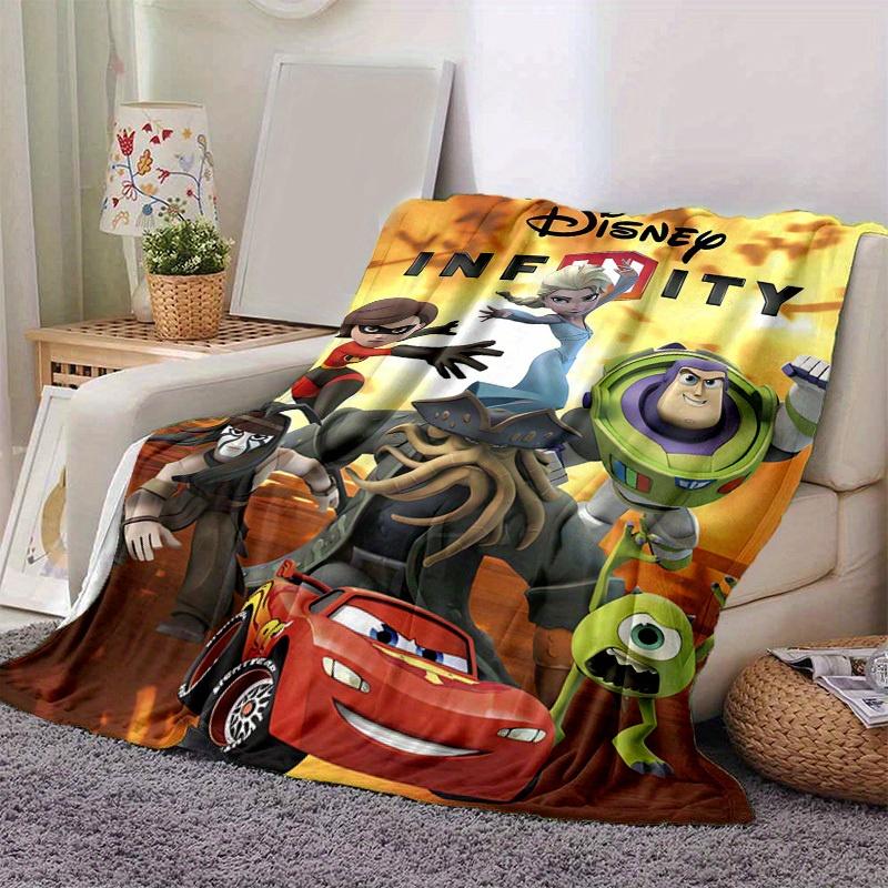 1pc, Disney Infinity Character Collection Soft Throw Blanket for Home Decor, Couch Cover, Outdoor Use, Travel