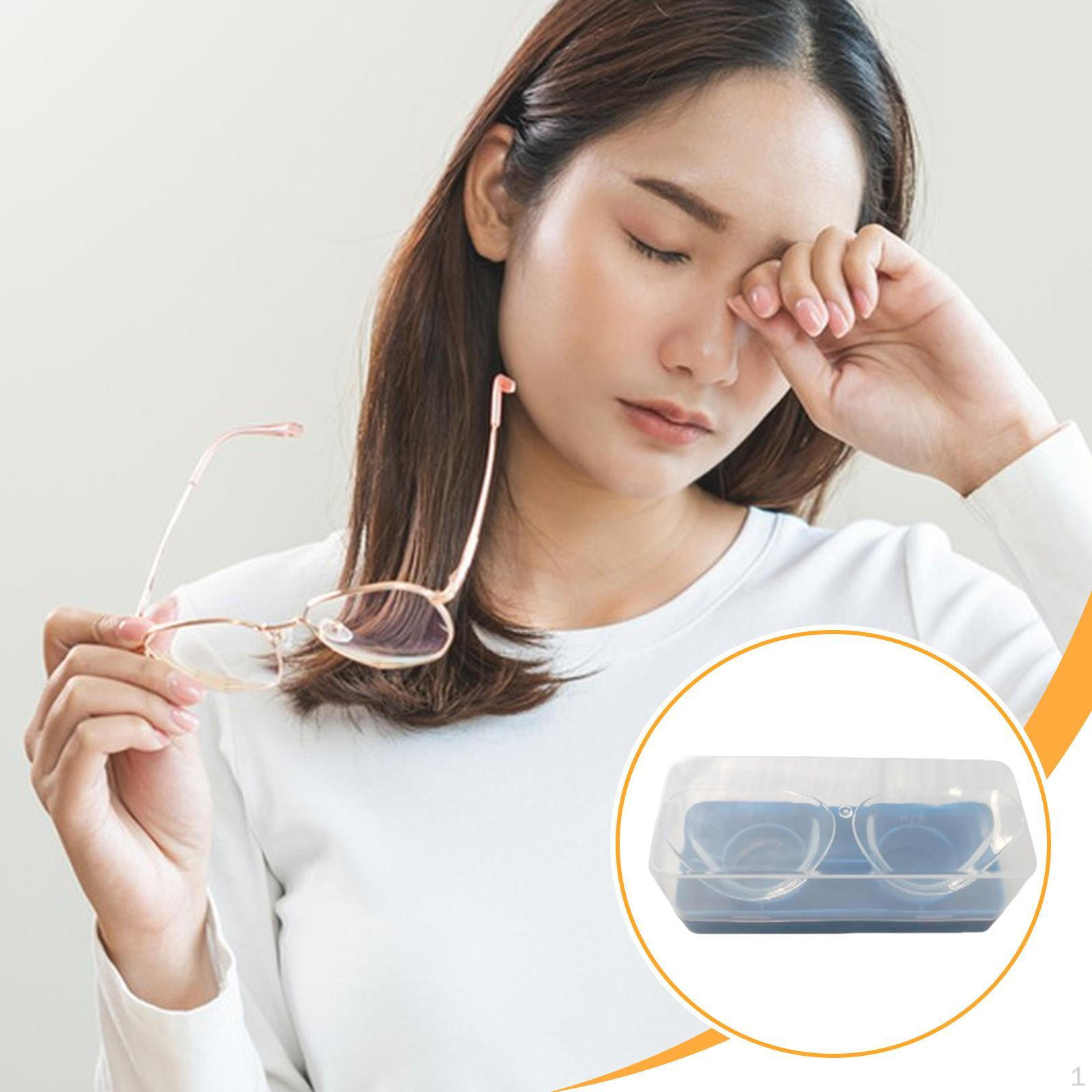 

2 шт. Стаканчики для промывания глаз Мерный стаканчик Инструмент для очистки 8 мл для очищения макияжа Blue Box