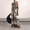 Europe, America 2025 Gentle French Retro Sweet and Skinny Waist Long Dress Dress Women