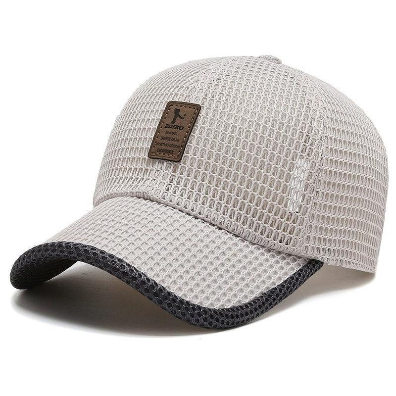 Outdoor Breathable Mesh Sun Hat - Unisex Versatile Fishing and Baseball Duckbill Cap