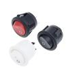 Mini Round Snap-in Toggle Switch 2 Pin Plastic Car Auto Boat Switches Rocker Boat Switch Car Auto Boat