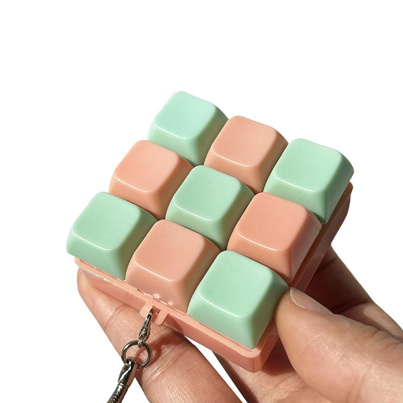 

9 Клавиш Механический Тестер Осей Клавиатуры Сделай Сам Кнопка-Непоседа Колпачок Клавиши Брелок-Непоседа Брелок для Клавиатуры Игрушки Колпачки для Клавиш Клавиатуры Пальцами Игрушка as the picture