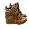 Inner Heightening Velcro High-top Shoes for Women, Trendy Wedge Sports and Casual Shoes, New Fashionable Versatile Thick-soled Short Boots