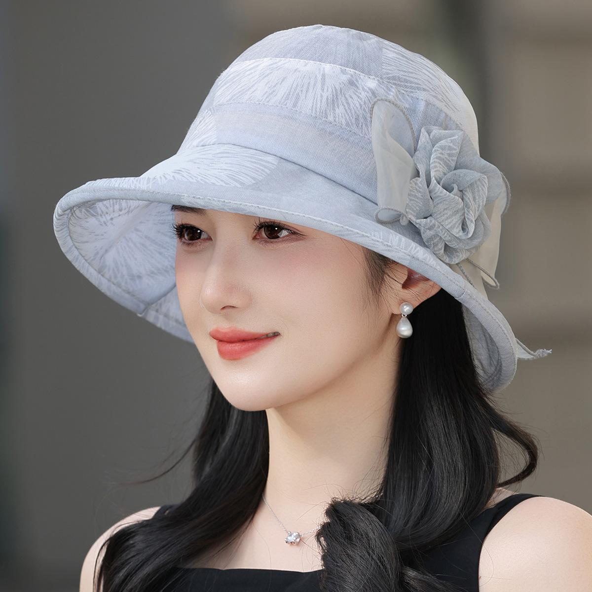 

Модная шляпная мельница весенне-летняя панама шляпа-ведро мать дышащая шляпа-тазик шляпа-цилиндр повседневная универсальная тонкая солнцезащитная шляпа с козырьком M（56-58cm） серый