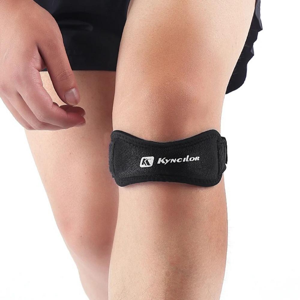 1PC Adjustable Patella Kneecap Band Silicone Gel Knee Tendon Strap Knee Support for Running Cycling Gym Sports