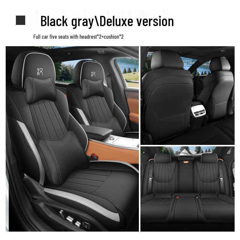 All-Season Leather Seat Covers for BYD Han L 2025 Model - Universal Fit