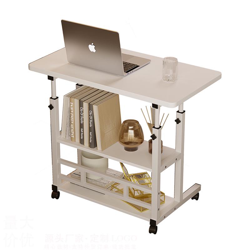 Mobile Study Desk: Adjustable Bedside Computer Table for Dorms & Bedrooms