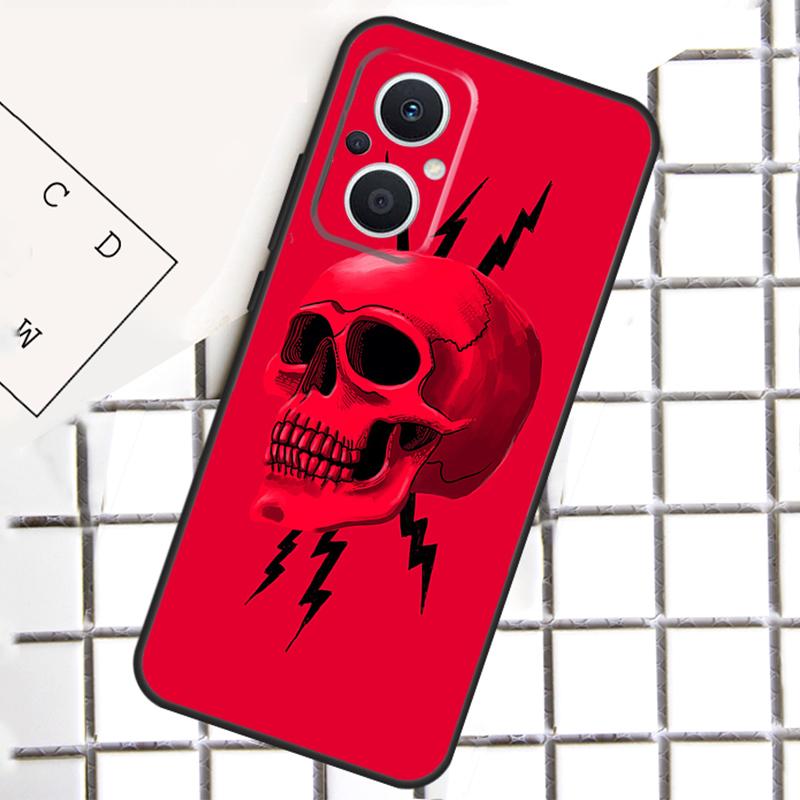 Lightning Bones For OPPO Reno 14 12 11 10 13 Pro 8T 11F 12F 13F 14F 7 8 Lite OPPO Find X9 X8 X6 X5 Pro Case