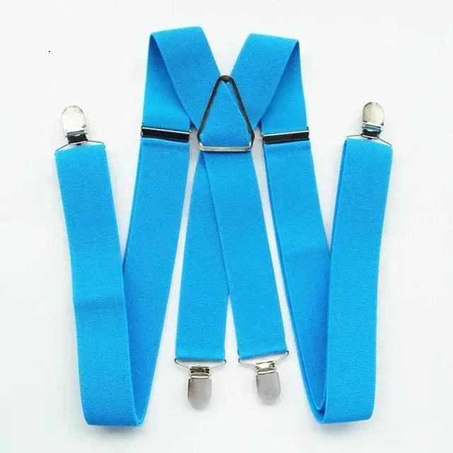 1 Pcs Fashion Women Men Unisex Clip On Braces Elastic Slim Suspender Y Back Suspenders Male Pants