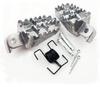 Pair Aluminum Motocross Wide Fat Foot Pegs Footrest For Kawasaki KLX110 CSL2017