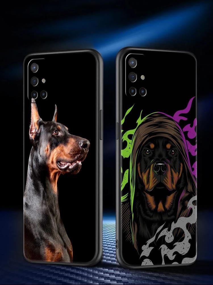 Doberman Dog Phone Case For Oneplus 13R 13 12R 11 10T 10R Nord N100 N200 N10 10 9 9R 9RT CE 3 2 Z Pro 5G Soft TPU Cover Fundas