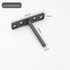 T-Shaped Invisible Shelf Bracket: Wall Mount Bookshelf & Storage Support.