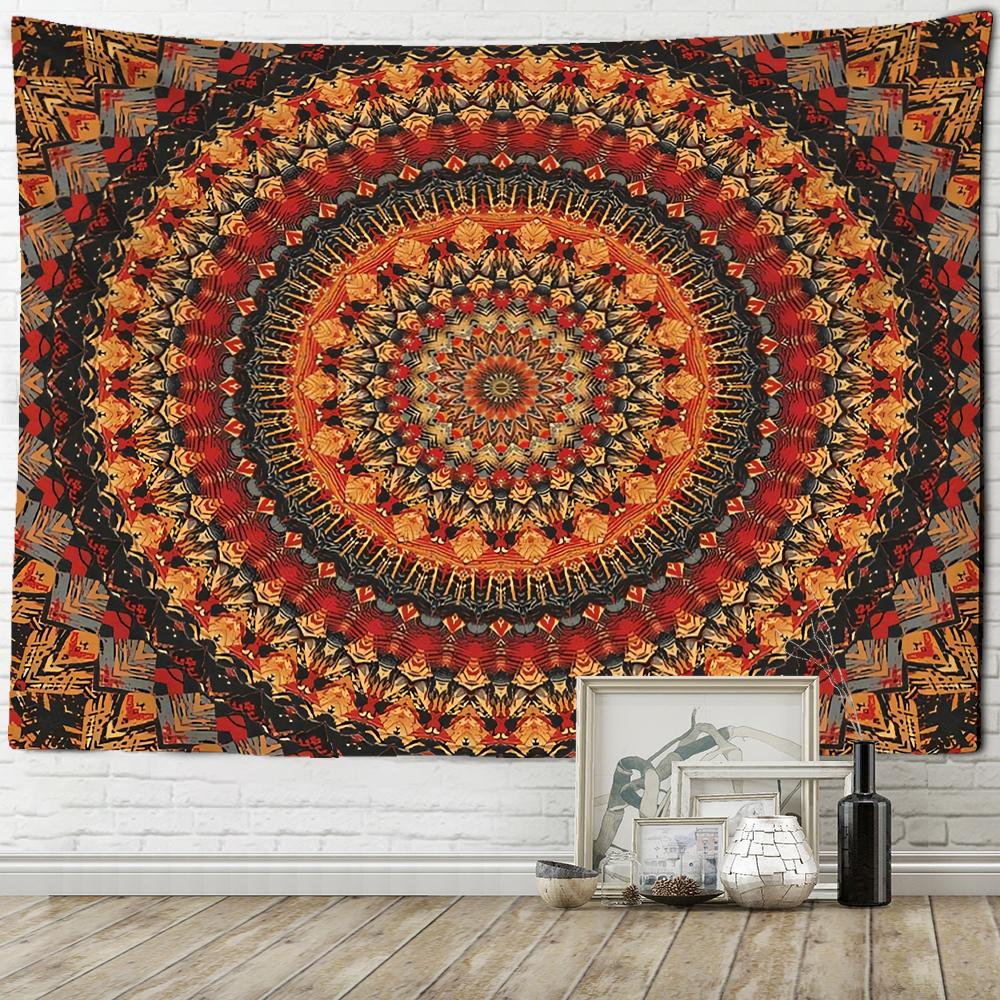 Indian Mandala Tapestry Wall Hanging Bohemian Art Hippie Tapiz Witchcraft Dormitory Bedroom Room Home Decor