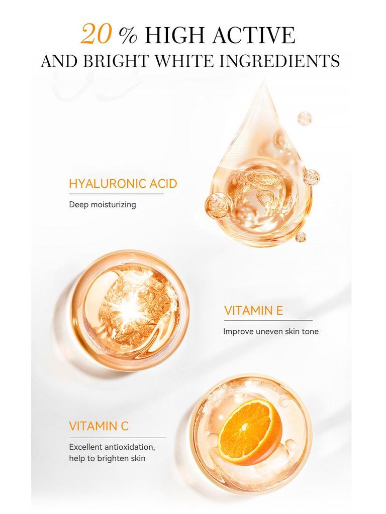 English Vitamin C 20% Serum 30ml - Anti-Wrinkle, Anti-Aging, Hydrating & Nourishing