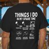 Funny Things I Do In My Spare Time Parasailing and Kids Tshirt, Beach Vacation Tee, Parasail Gift for Her, Parasailing Dad Tand Kids Tshirt