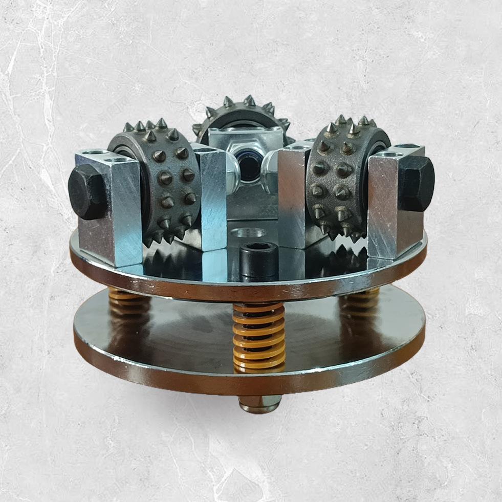 Lychee Surface Bush Hammer Wheel, 4" 20-Tooth & 5" 30-Tooth Grinding Disc for Angle Grinders