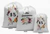Darling Souvenir Purple Floral Quinceanera Party Supplies Drawstring Pouches Favor Bags 15