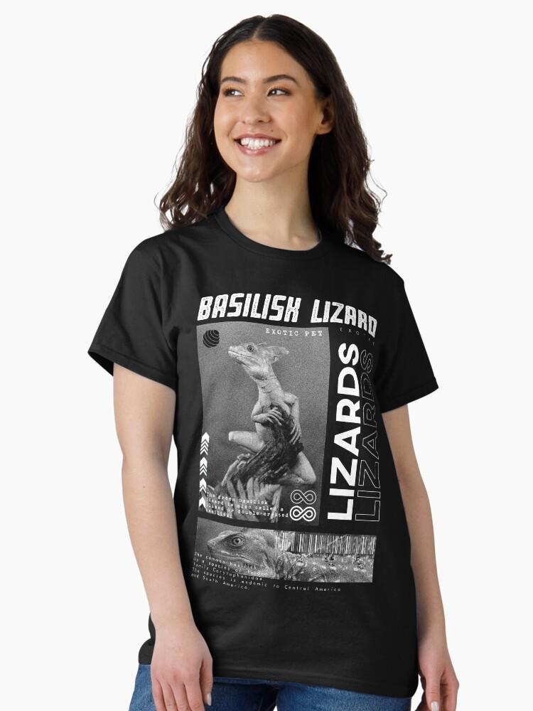 Basilisk Green Basilisk Modern Streetwear Reptile Keeper Classic Unisex T-Shirt
