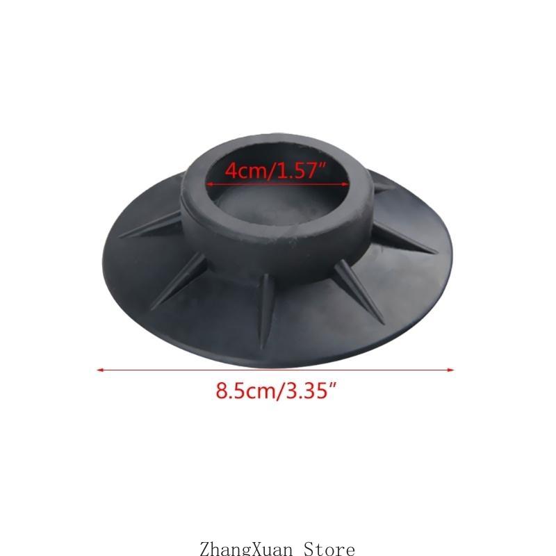 Set of 8 Laundry Machine Foot Protectors Washer Floor Guards Plastic Washer Grip Absorb Shock for Quiet Operation 3XUF