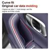 For Leapmotor C10 2024-2026 Car Door Storage Box Armrest Storage Barrel Silicone Front Rear Handle Storage Box Auto Interior Box