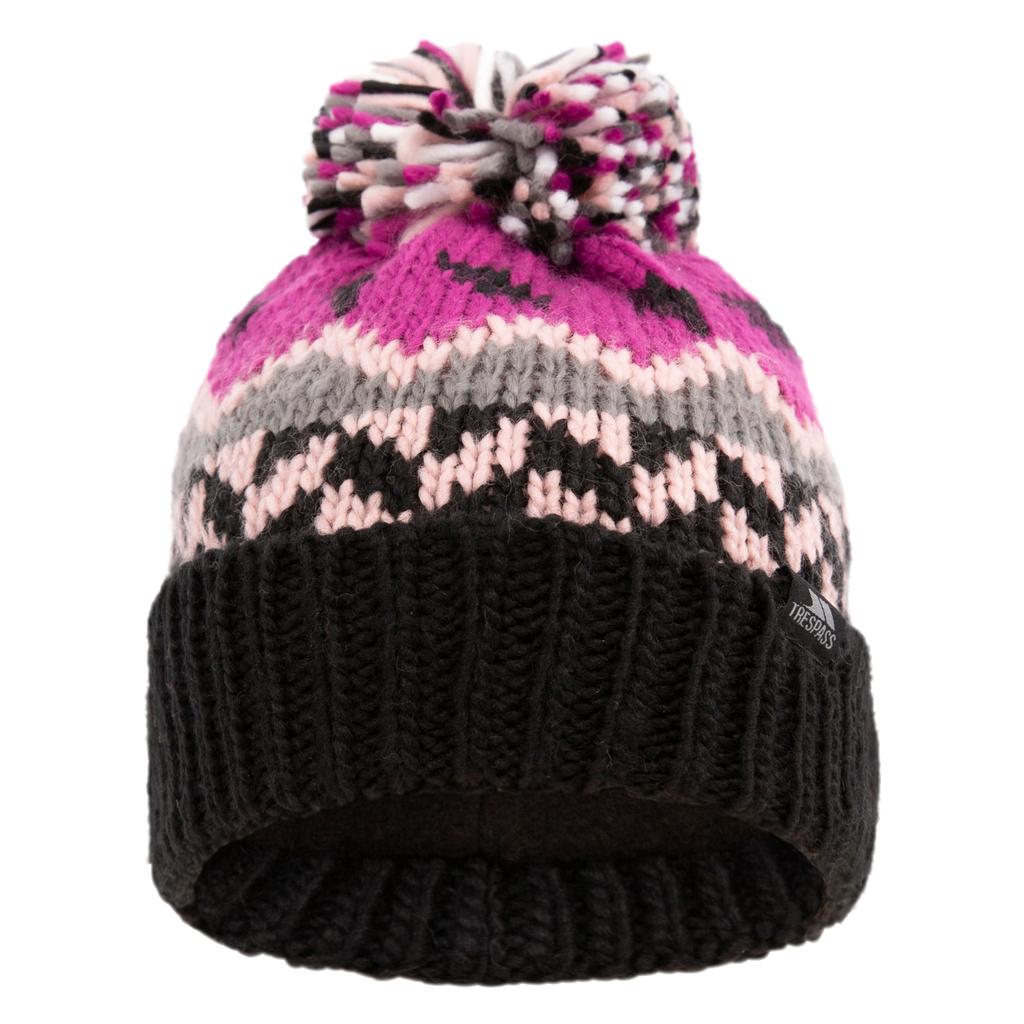 Childrens/Kids Twiglet Chunky Knit Fleece Lined Hat