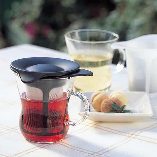 HARIO One Cup Tea Maker 200ml Black OTM-1B