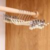 10PCS PVC Dipped Pants Hangers Stainless Steel Pants Clip Clothes Drying Rack  Underwear