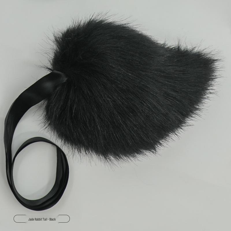 

Plush Rabbit Ear Headband & Tail Set - Halloween Cosplay Accessories
