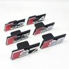 Insignia Emblema Pegatina Logo S3 S4 S6 S7 S8 S5 ABS Amarillo Azul Negro 3D para Parrilla Delantera de Coche Accesorios Q1 S3 S4 S5 S6 S7 S8