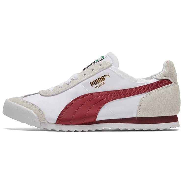 PUMA Roma Og Nylon White Red Black Men s 362408-16 EU 35.5