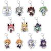 Date A Live Kyou Anime Fragrance Double-Sided Acrylic Pendant Keychain