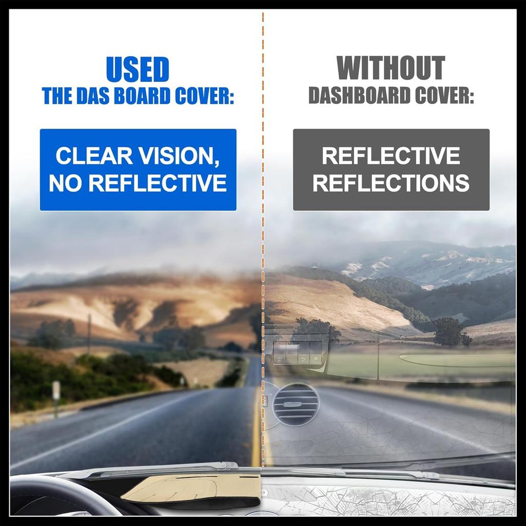 Polyester Dashboard Cover Mat Protector Non Slip Mat Carpet Replacement for Subaru Legacy Outback 2005-2009 Replacement Durable Material