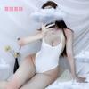 Sexy Underwear Open-file Breast One-piece Swimsuit Sexy Perspective Dead Library Water Pure Desire Girl Tights Uniform