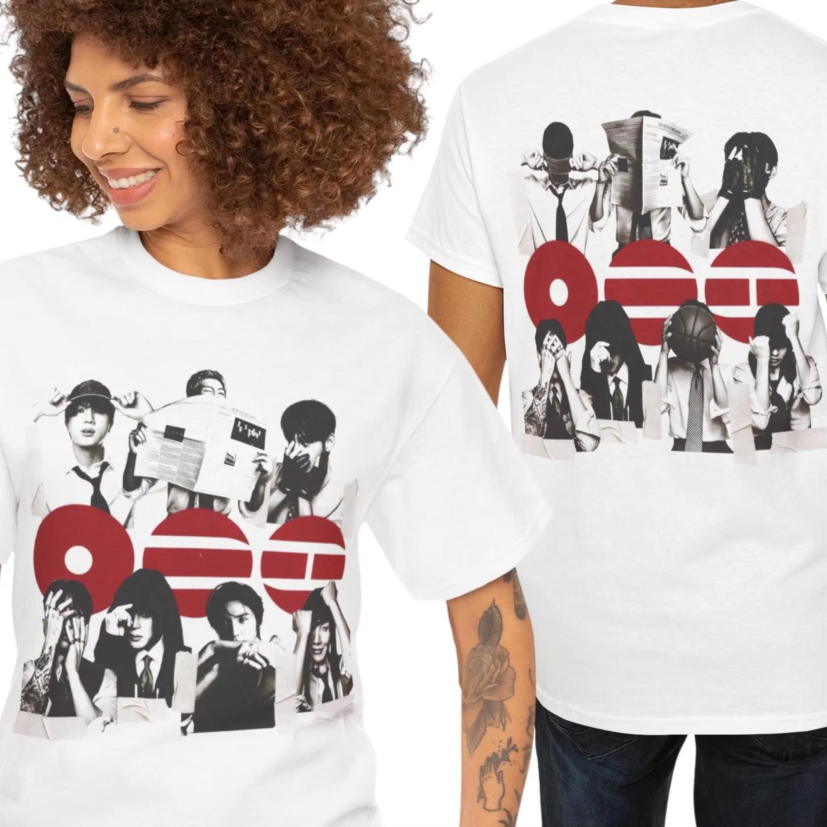 Vintage Kpop Concert T Shirt BTS Arirang 2026 World Tour Fan Support Pure Kpop Comfortable T-shirt 4XL