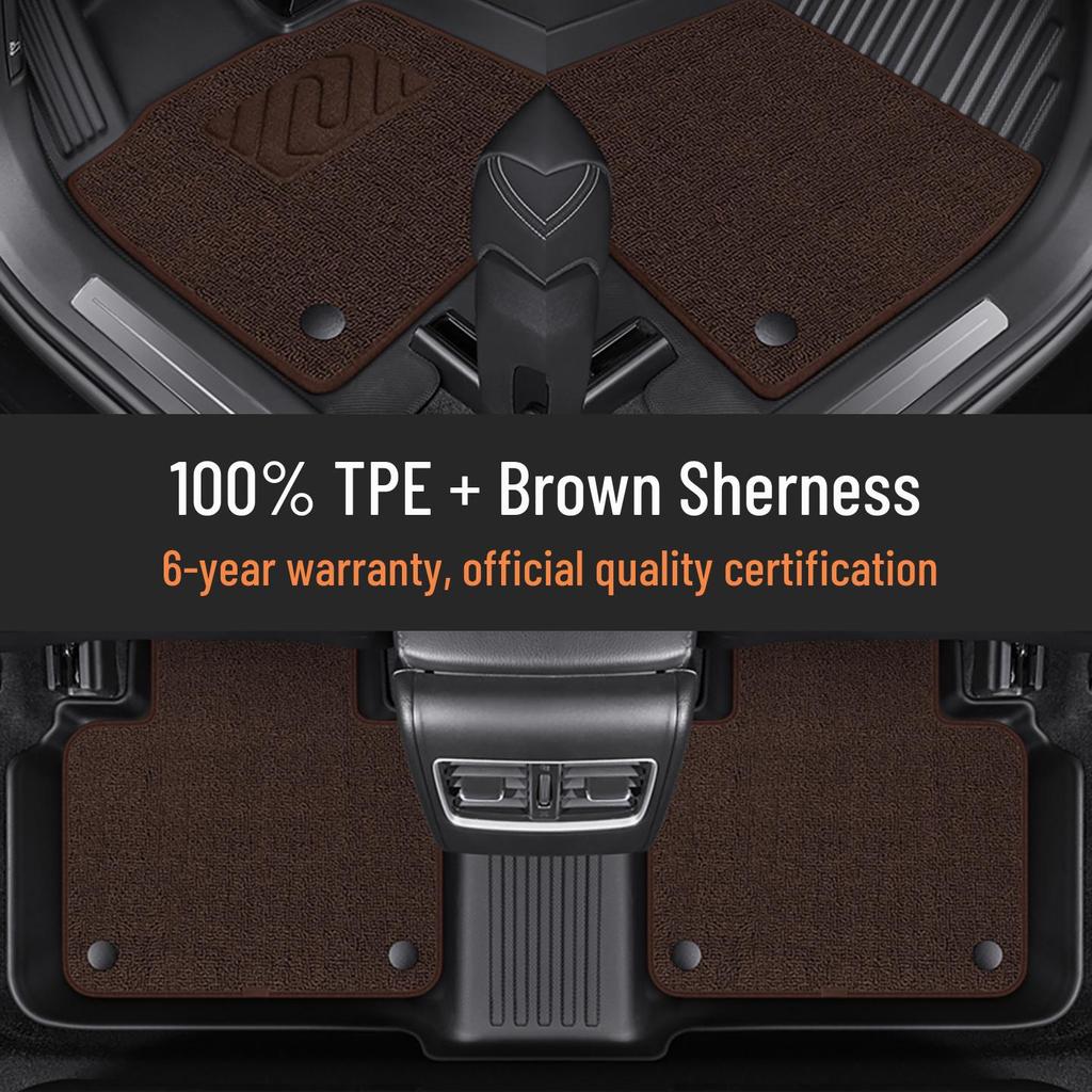 Volkswagen TPE Car Floor Mats for Tiguan L, Sagitar, Bora, Lavida, New Sagitar, T-Cross, Polo, Talagon, Lamando, Teramont