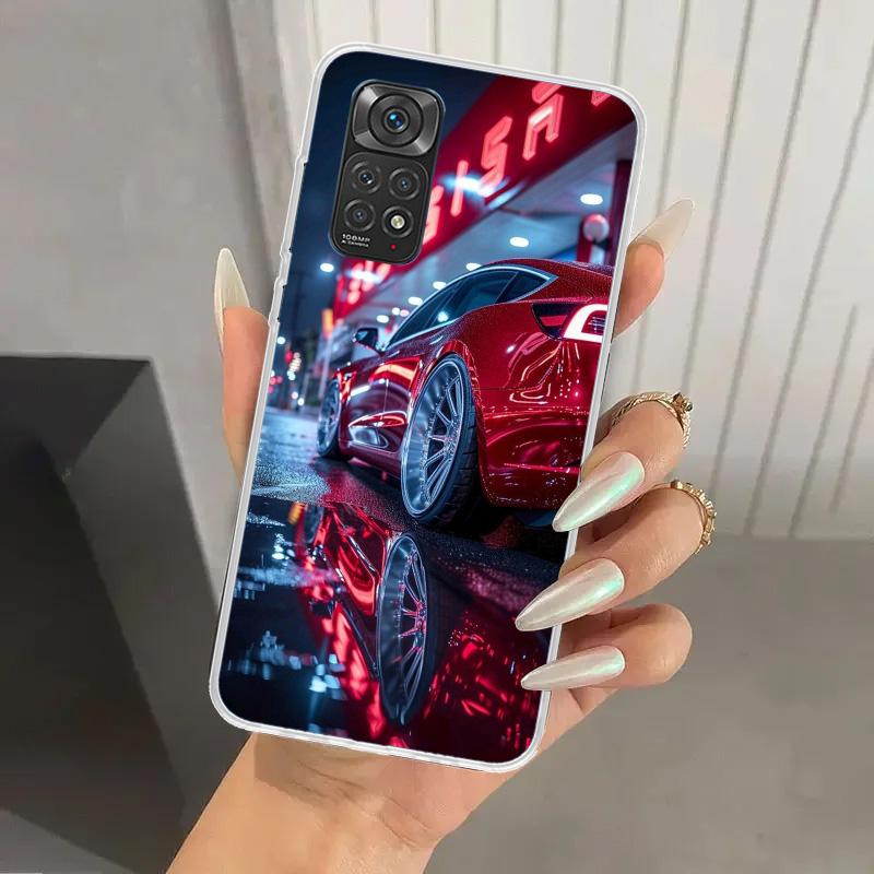 Electric Car M-Model S 3 Phone Case for Xiaomi Redmi Note 15 14 14S 13 12S 12 Pro 11S 11 Plus 11T 11E 10S Soft Funda Print Shell