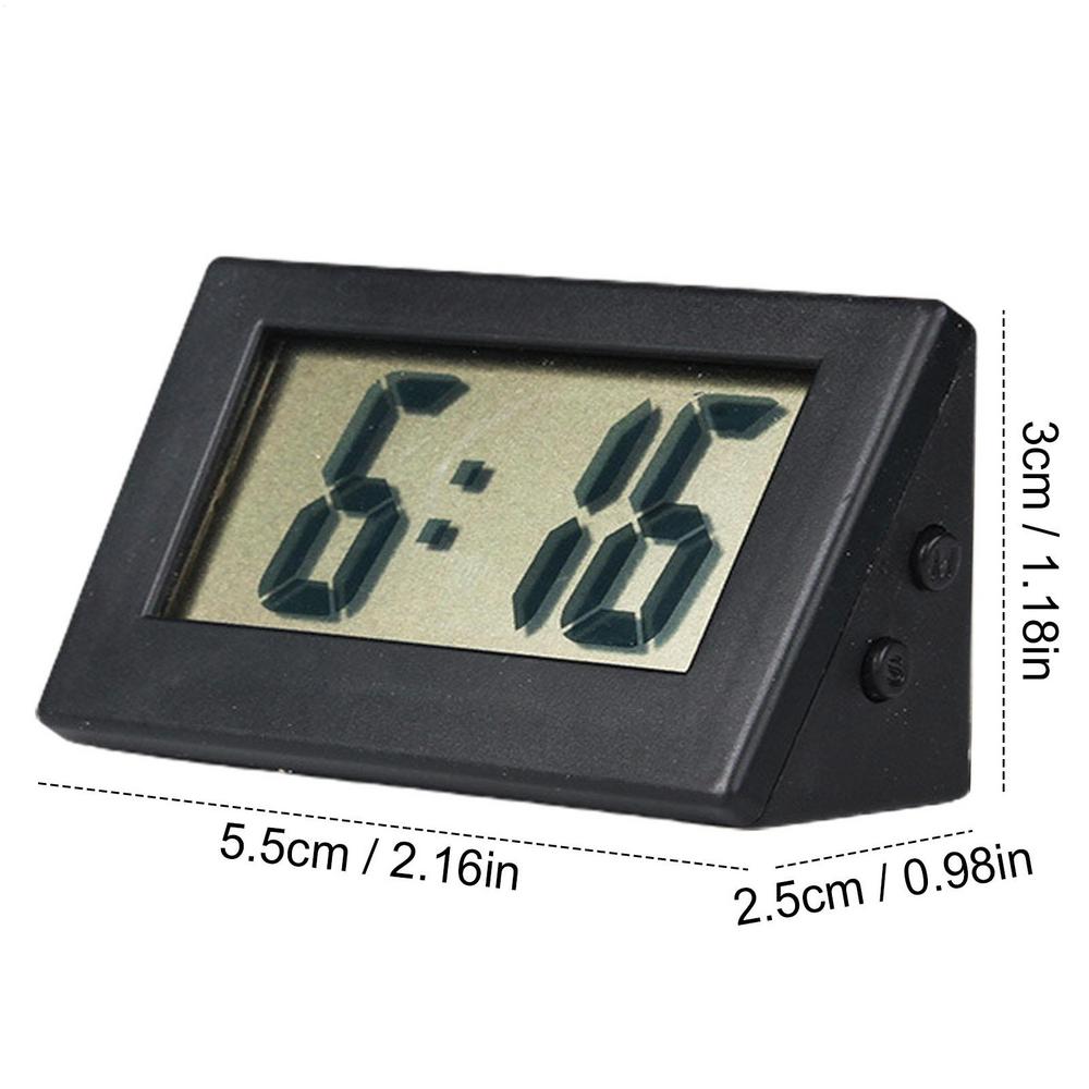 Battery Digital Clock Small Electric Alarm Desk Clock LED Display Small Electric Clocks for Kitchen Classroom Bedroom Battery