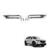 Car Chrome Silver Front Bumper Lower Cover Trim Fog Light Frame For Honda HRV HR-V