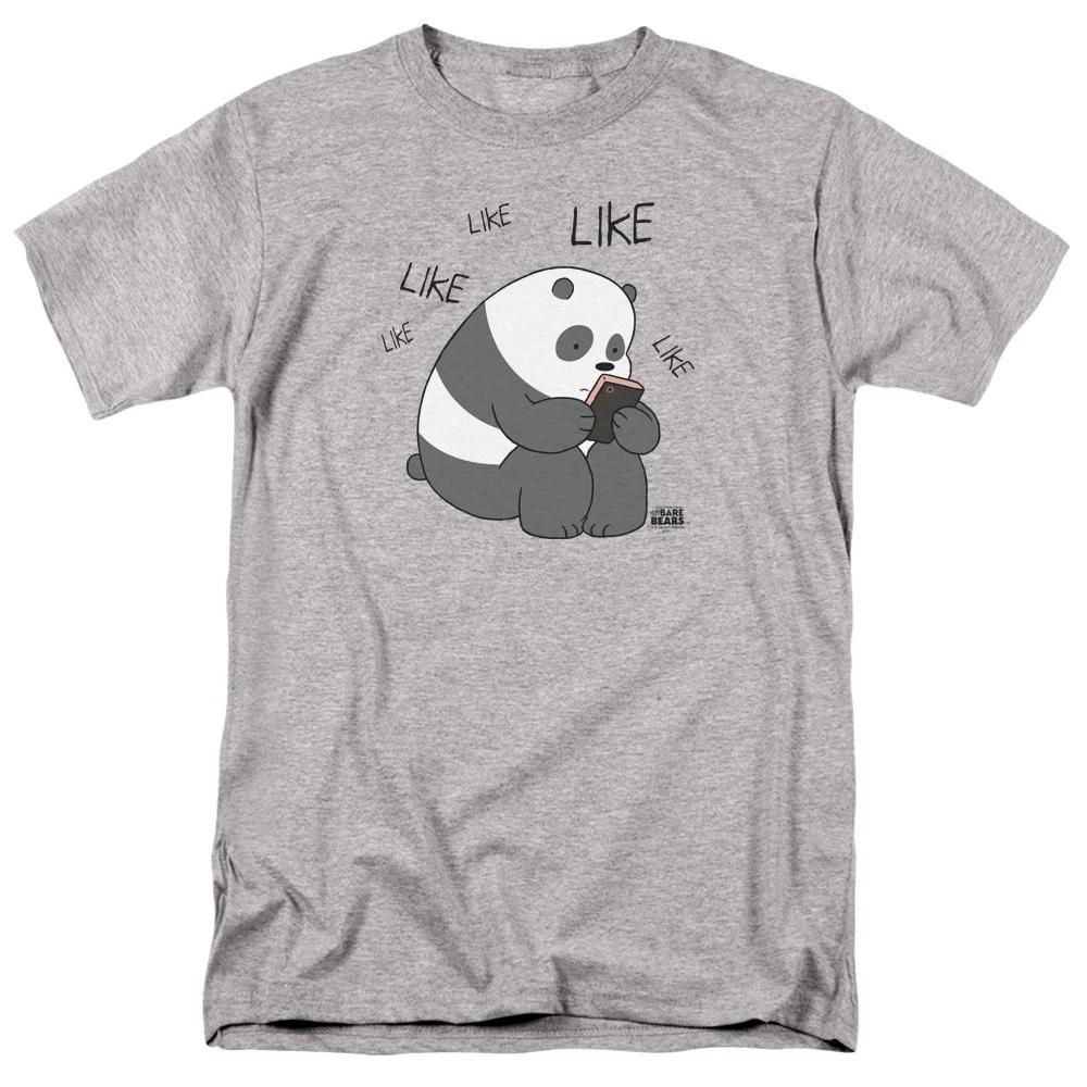 We Bare Bears - Like Like Like - Unisex Short Sleeve Children s T-shirt - Gray 150