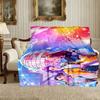 Soft Kpop Demon Hunters Blanket Perfect for Snuggling Up on the Sofa, Ideal for Cozying Up in the Bedroom