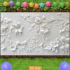 2D White Embossed Floral Backdrop for Wedding Birthday Party Photo Booth Background