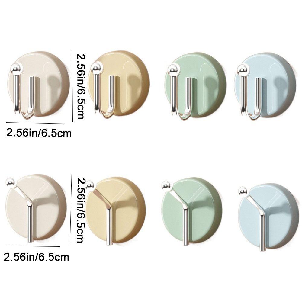 Plastic Key Hanger Self Adhesive Sticky Hook Creative Wall Hanging Hook  Bathroom