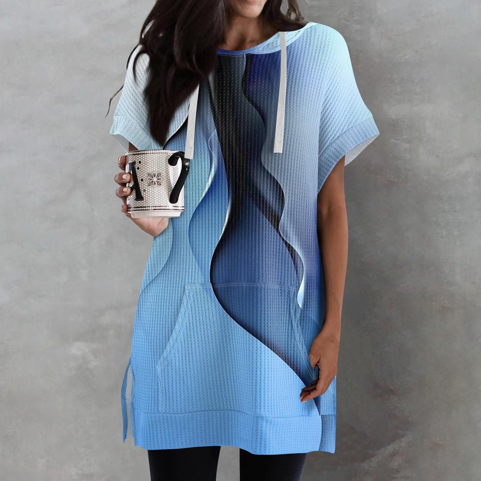 Женские свободные рубашки с принтом — фото 7