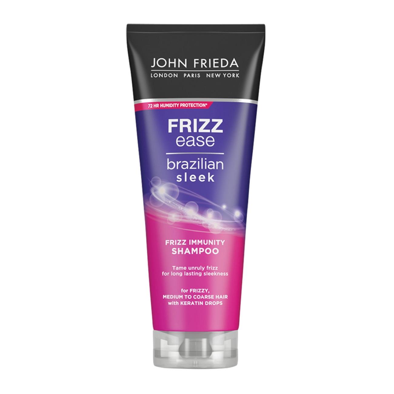 John Frieda Champú Brasileño Suave Anti-Frizz, 250 ml