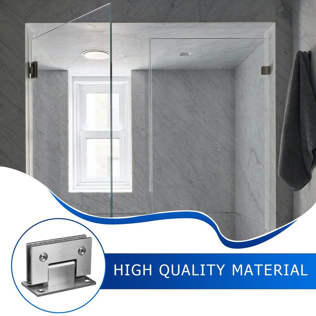 Bedroom Door Hinges Heavy Duty Frameless Bathroom Door Hinges For Bedroom Bathroom Basement Garage Entrance Indoor Outdoor