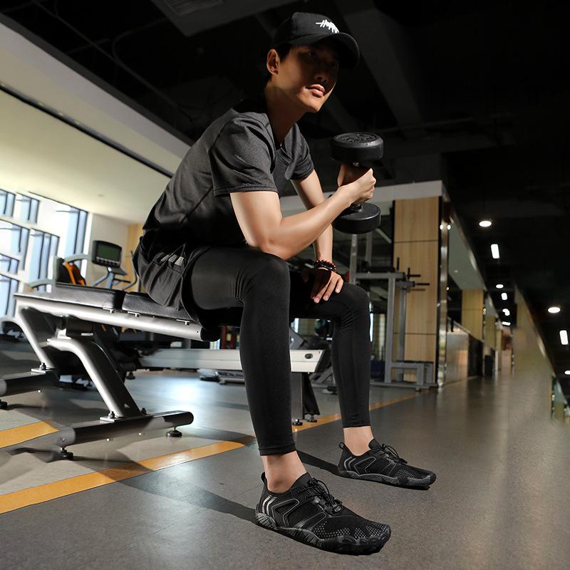 Shock-Absorbing Indoor Fitness Shoes, Silent & Non-Slip, for Men & Women, Perfect for Jumping, Aerobics, Yoga, Running, Gym Training.