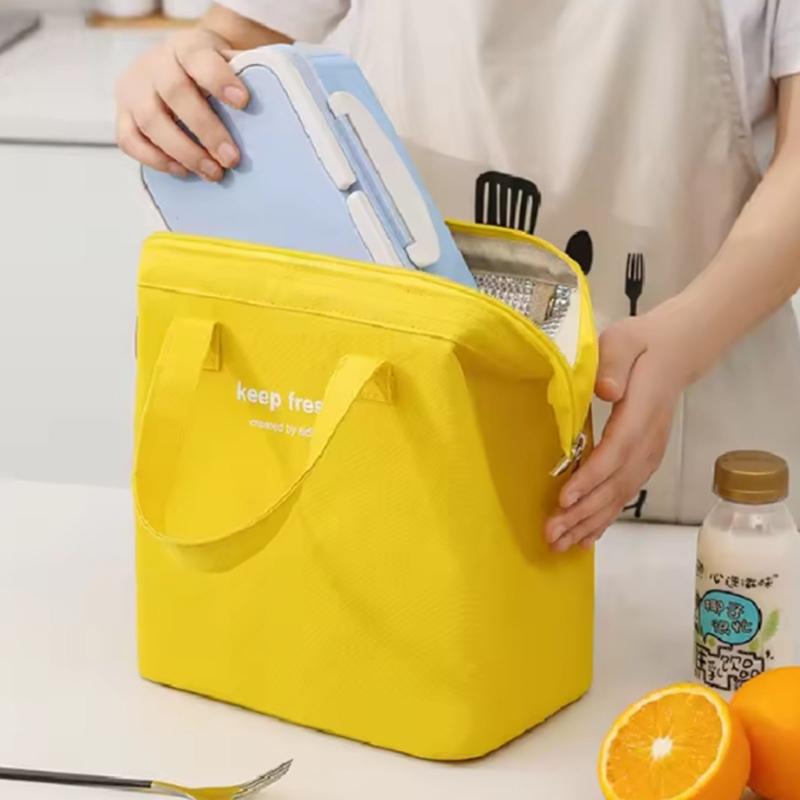 Capienti Portavivande Termici Con Scomparto Isolato Tonalità Pastello Borsa Pranzo Durevole Per Ufficio Esterni