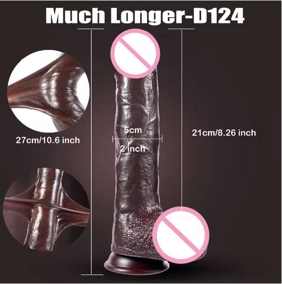 Realistic Dildos Skin Sliding Foreskin Testicles Dildo Penetration Anal Vaginal Stimulation Penis Dick Adult Sex Toys for Woman